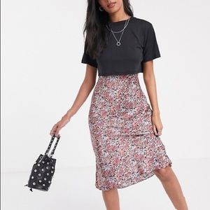 Allsaints Hennie Wilde slip dress and tshirt